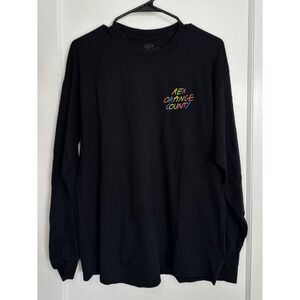 Rex‎ Orange County Size L Black PONY Album Promo Long Sleeve Shirt